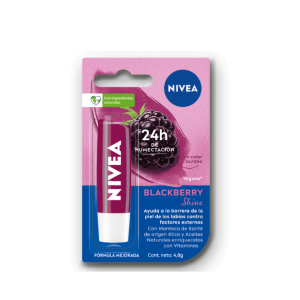 Protector Labial Nivea Blackberry Shine X 4.8 Gr