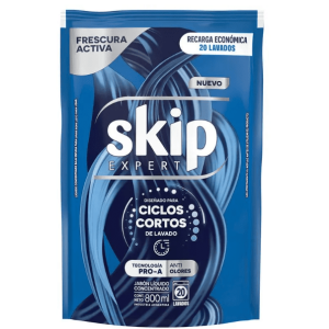 Jabon Liquido Skip Anti Olores X 800 Ml D/P