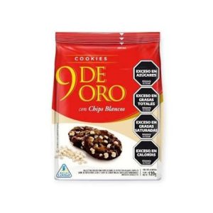 Galletitas 9 De Oro Con Chips Blancos X 120 Gr