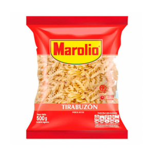 Fideos Marolio Tirabuzon X 500 Gr