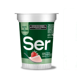 Yogur Ser Firme Frutilla Con Probioticos X 190 Gr Sin Tacc