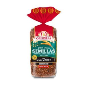 Pan Oroweat Masa Madre Con Semillas X 600 Gr