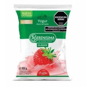Yogur La Serenisima Descremado Frutilla X 900 Gr