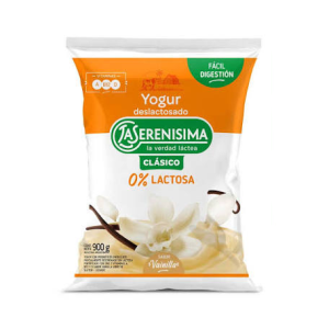 Yogur Sachet Ls Deslactosado Vainilla X 900 Gr