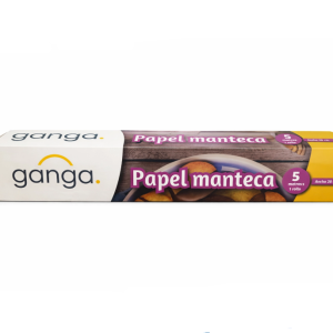 Rollo Papel Manteca Ganga X 5 Metros