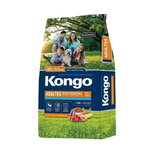 Kongo Raza Pequeña Carne,Pollo Y Vegetales X 1.5 Kg