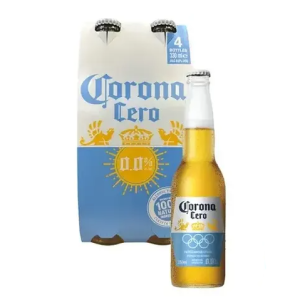 Cerveza Corona Sin Alcohol Pack X 4