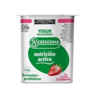 Yogur Ls Frutilla Cremoso Descremado X 120 Gr Sin Tacc