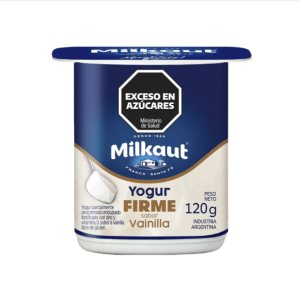Yogur Firme Milkaut Vainilla X 120 Gr Sin Tacc