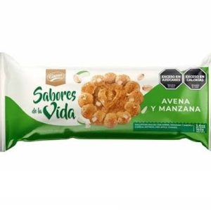 Galletitas Sabores De Vida Avena Y Manzana X 160 Gr