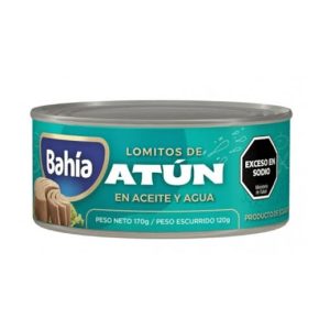Lomo De Atun Bahia En Aceite Y Agua X 170 Gr Sin Tacc