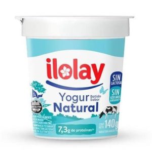 Yogur Natural Ilolay X 350 Gr Sin Tacc , Sin Lactosa