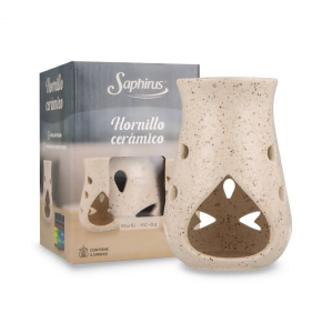 Hornillo De Ceramica Saphirus Marfil Grande