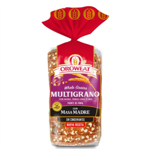 Pan Oroweat Multigrano Con Masa Madre X 600 Gr