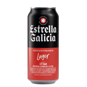 Cerveza Estrella Galicia X 473 Ml