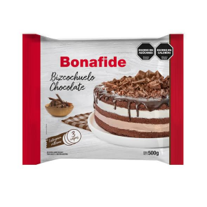 Bizcochuelo Chocolate Bonafide X 500 Gr
