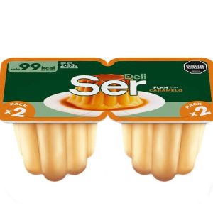 Flan Deli Ser Pack X 2 Sin Tacc
