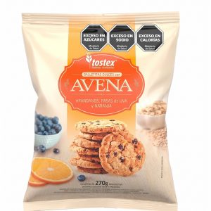 Galletitas Tostex Arandanos, Pasas Y Naranja X 270 Gr