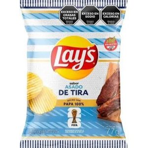 Papas lay´S Sabor Asado De Tira X 77 Gr Sin Tacc