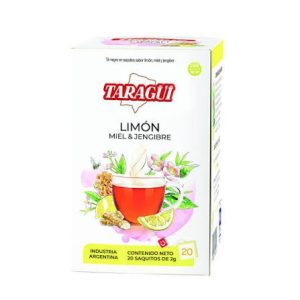 Te Taragui Limón,Miel Y Jengibre X 20 Saq Sin Tacc