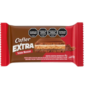 Tableta Cofler Extra Doble Mousse X 46 Gr