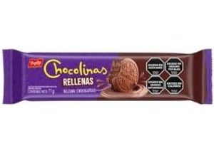 Galletitas Chocolinas Rellenas X 77 Gr