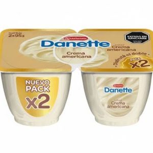 Postre Danette Crema Americana 2 X 95 Gr Sin Tacc