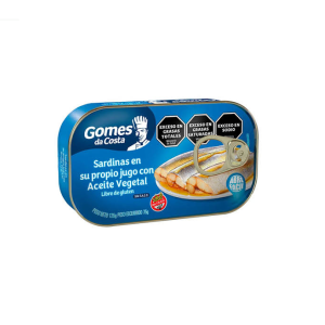 Sardinas Gomes Da Costa Con Aceite Vegetal X 110 Gr Sin Tacc