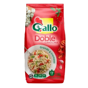 Arroz Gallo Doble Carolina 500 Gr + 50G Sin Tacc