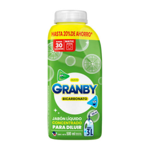 Jabon Liquido Granby Para Diluir X 500 Ml