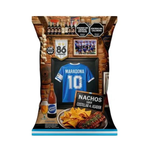 Nachos Maradona Costillar Al Asador X 86 Gr Sin Tacc