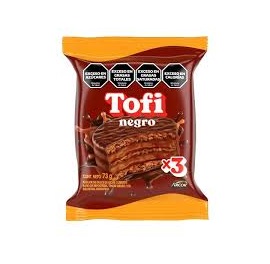 Alfajor Tofi Triple Negro X 73 Gr