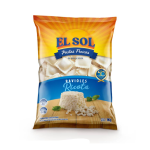 Ravioles Ricota El Sol X 1 Kg