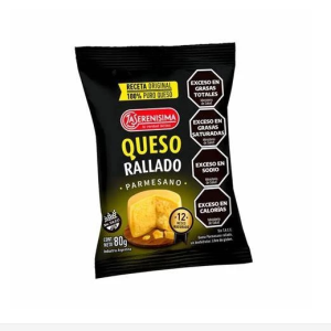 Queso Rallado Ls Parmesano X 80 Gr Sin Tacc