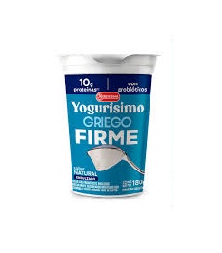 Yogurisimo Griego Natural Firme Endulzado X 180 Gr Sin Tacc