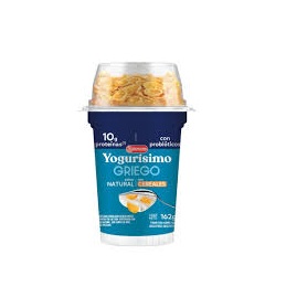 Yogurisimo Griego Natural Con Cereales X 162 Gr