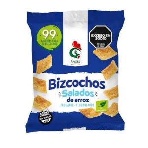 Bizcochos De Arroz Gallado Salados 120 Gr + 30 Gr Sin Tacc