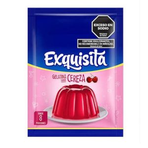 Gelatina Exquisita Cereza X 25 Gr