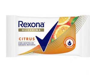 Jabon De Tocador Rexona Glicerina Citrus X 90 Gr