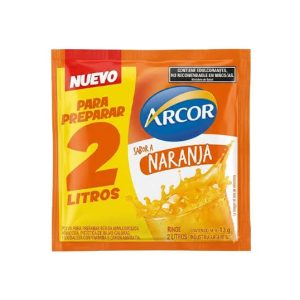 Jugo Arcor Rinde 2 Sabor Naranja X 13 Gr